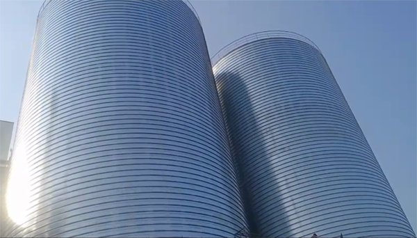 鄂温克2座混凝土高架卷板仓